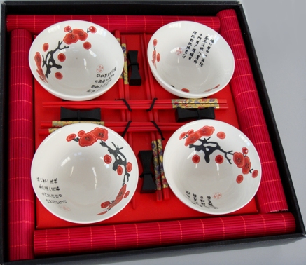 Подарочный набор для суши на 4 персоны, стильный и оригинальный