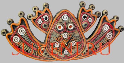 Оригинальные керамические часы - ключница 