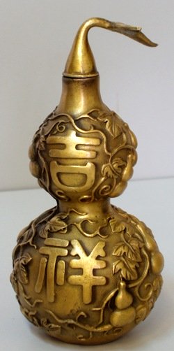 Тыква - горлянка (литье,  бронза)