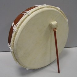 Бубен кожа этнический музыкальный инструмент