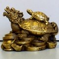 Черепаха на драконе малая